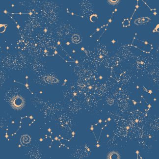 Night Stars Galaxy Nursery Wall Mural