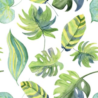 Harvest Tropical Leaves Removable Wallpaper