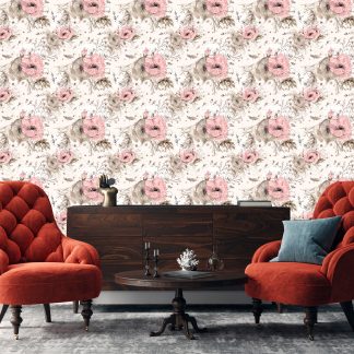 Coreopsis Florals 10' L x 24" W Peel and Stick Wallpaper Roll