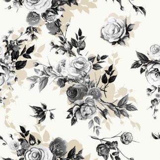Kashira Roses  Floral Removable Wallpaper