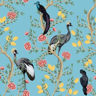 Exotic Chinoiserie Removable wallpaper