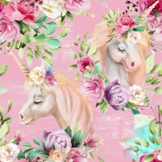 Pink Unicorns Removable wallpaper