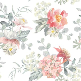 Boehar Floral  Removable Wallpaper