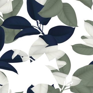 Exotic Leaves Removable wallpaper