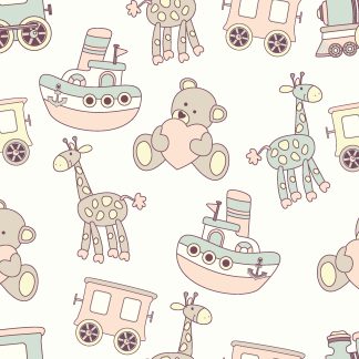 Baby Toys  Removable Nursery Wallpaper