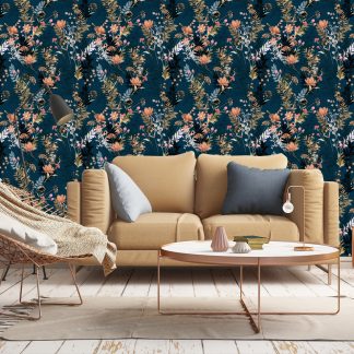 Autumn Red and Orange Flowers