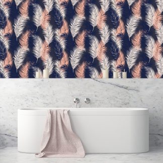 Colored Feathers Wallpaper