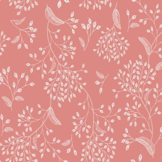 Indian Red Leaves Removable Wallpaper