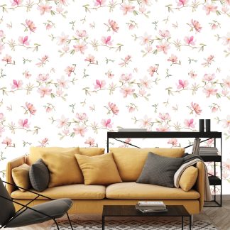 Chaumont Blossom Peel and Stick Wallpaper