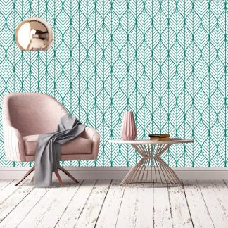 Vintage Geometrical Removable Wallpaper, Peel & Stick Home Wall Decor