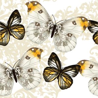 Multicolored Butterflies Removable Wallpaper