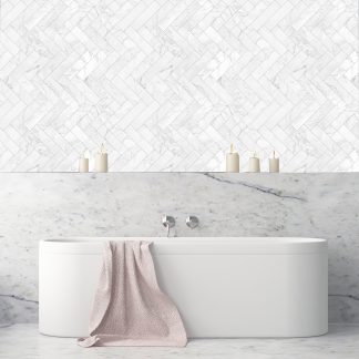 Marble Parquet Tiles Wallpaper