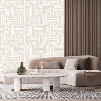 Brush Stroke  Shapes Wallpaper Peel and Stick 10'h x 24''w