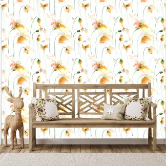 Barnoair Lilly 10' L x 24" W Peel and Stick Wallpaper Roll