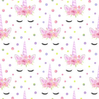 Watercolor Unicorn Kids Removable Wallpaper