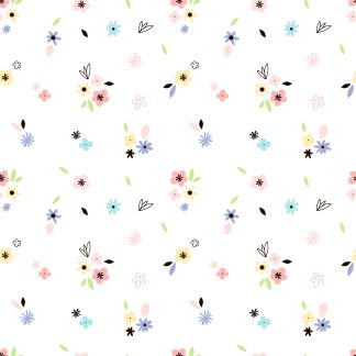 Multicolored Flowers Nursery Wall Decor