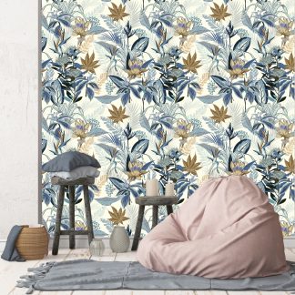 Summer Wild Forest full of Blooming Flower