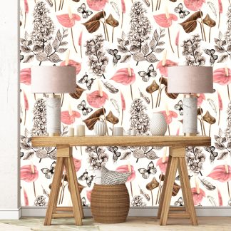 Havana Tropical butterflies Flowers