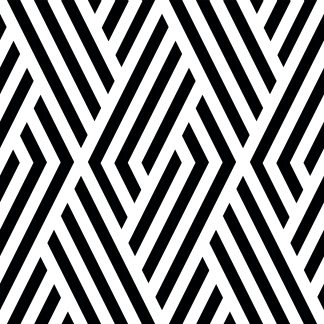 Black and White Stripes Peel and Stick Wallpaper