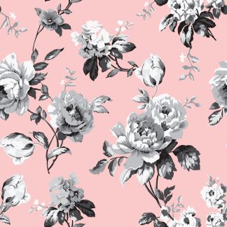 Vintage Floral Removable Wallpaper