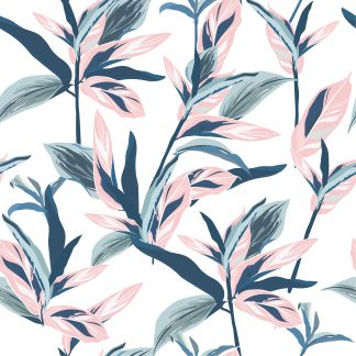 Guava Tropical Leaves Removable Wallpaper
