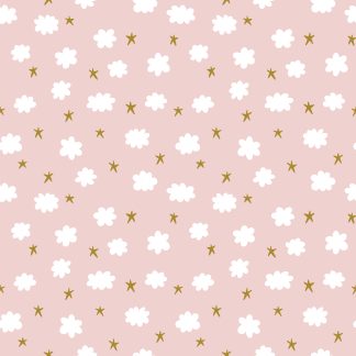 Cute Stars and Clouds Kids Removable Wallpaper