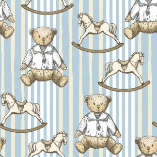 Vintage Kids Wallpaper Removable