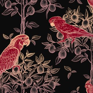 Tropical Birds Peel and Stick Wallpaper
