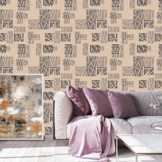 Plein De vie Peel and Stick Wallpaper