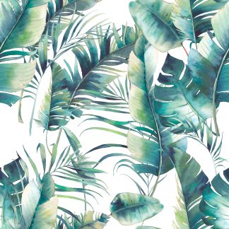 Loch Ness Tropical Leaves