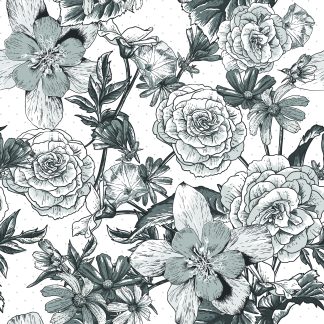 Wild Summer Sunflowers Removable Wallpaper