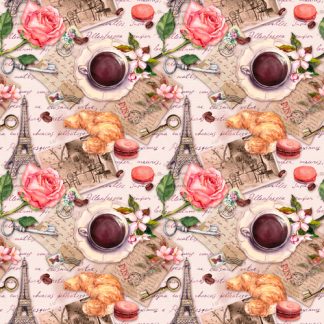 Dinning in Paris Removable wallpaper