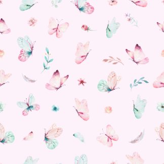 Watercolor Butterflies Removable wallpaper