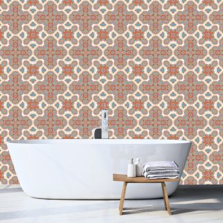 Turkish Ornament  Removable Wallpaper, Peel & Stick Home Wall Art